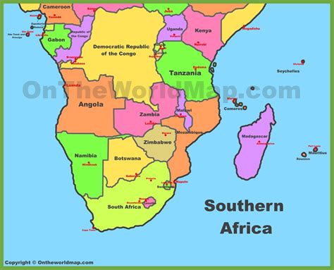 south africa countries and capitals.